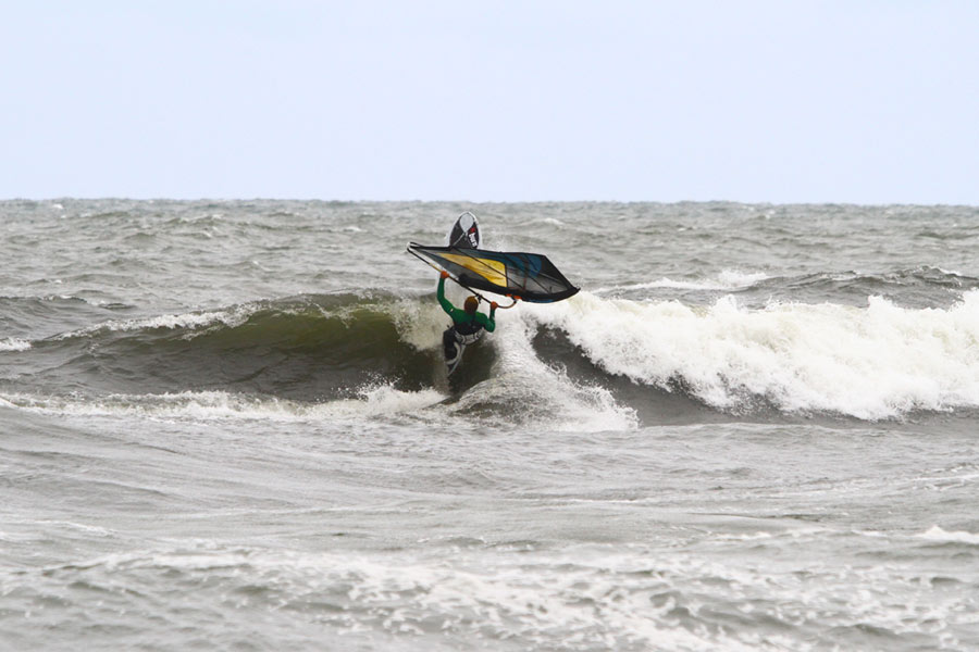 Wavesailing session in Poland before leaving to Latvia