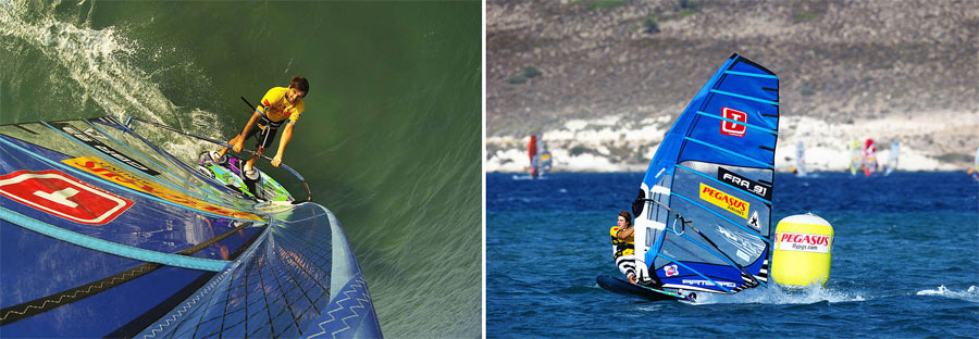 Cedric Bordes and Ross Williams will be the sparring and test partners of Ben van der Steen for 2014 (Pics: Carter/PWA)
