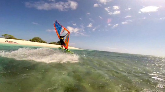 Freestyle Windsurfing in New Caledonia