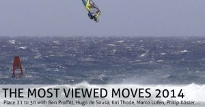 The most viewed windsurfing moves 2014