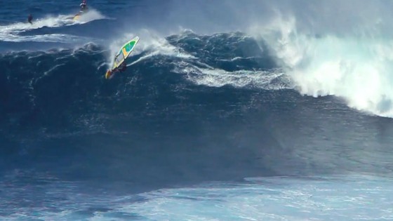 Windsurfing in Jaws Video
