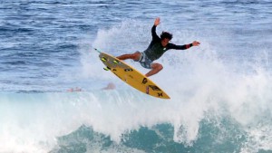 Kai Lenny with rad surfing action