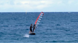 Windfoiling action at Noumea 2015
