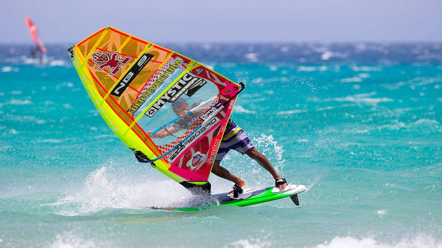 Taty Frans is currently ranked 6th  in the Freestyle world ranking (Pic: Carter/PWA)