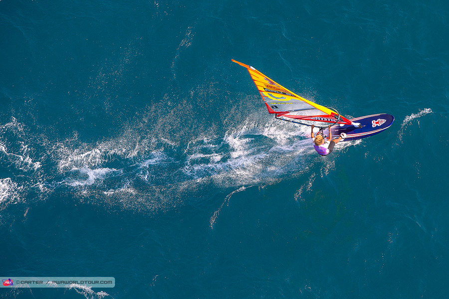 Sarah-Quita took the Slalom World Cup victory at Alacati this like in the previous years (Pic: Carter/PWA)