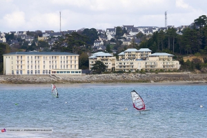 Windsurfing in the bay of Crozon