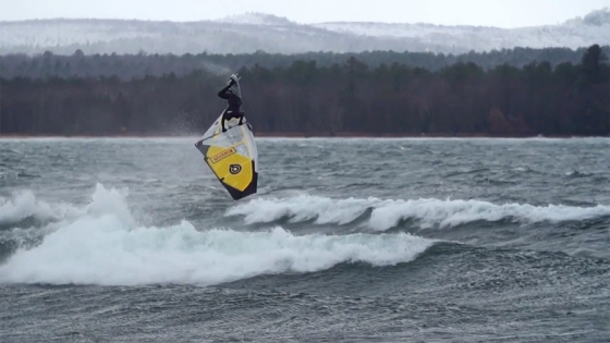 Windsurfing Lake Superior