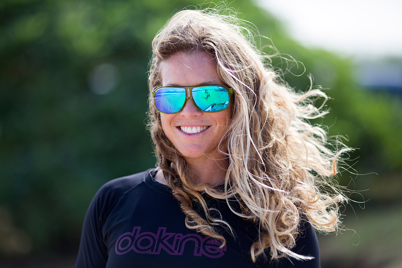 Ingrid's hair, bleached by sun, salt and wind (Pic: Carter/PWA)