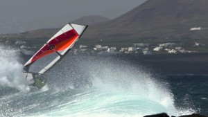 Lanzarote with waves