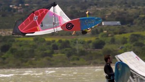 Julien Leucate crashes at his home spot Leucate