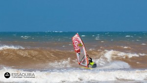 Morgan Noireaux takes a decent sized wave at Moulay Bouzerktoune (Pic: Schlosser/ Planchemag/ AWT)