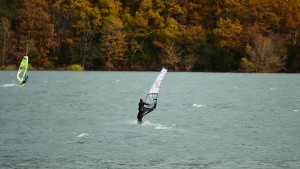 Bastien Rama at Lake Monteynard in autumn 2016