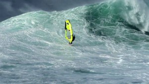 Camille Juban in waves in Maui