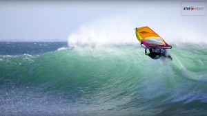 Brittany 2017 windsurfing in waves