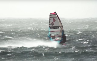 Stormy windsurfing in El Medano