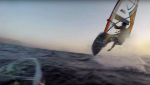 Eila team freestyle windsurfing action
