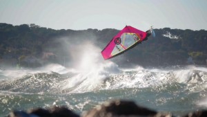 Loick Lesauvage in waves in South of France