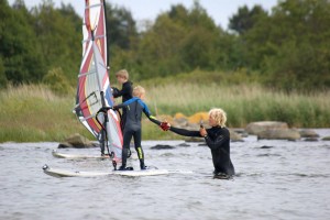 Erik teaches young Lucas during one of his camps