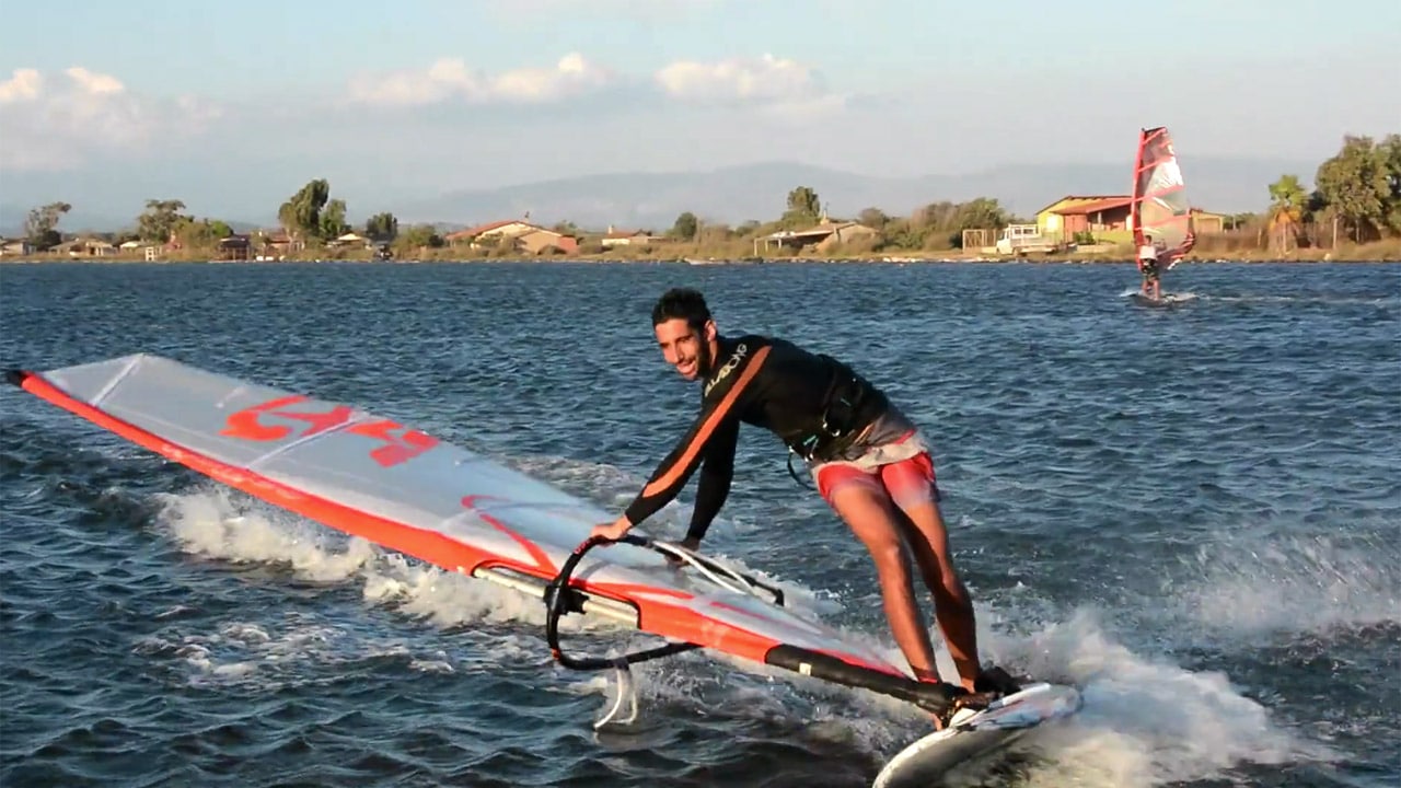 Greek freestyle windsurfing from Tsimari