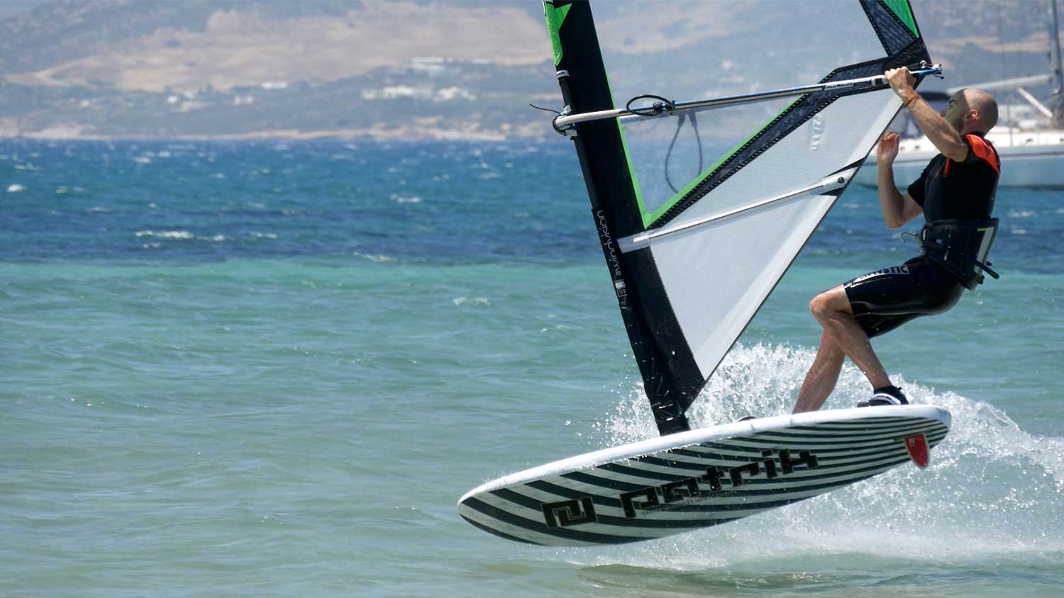 Switch Chacho by French freestyle windsurfer Pierre Garambois