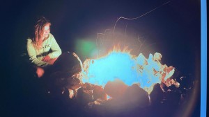 Cosy bonfire night for Justyna Sniady in Australia