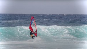 Antoine Albert from GranCanaria with surf and freestyle