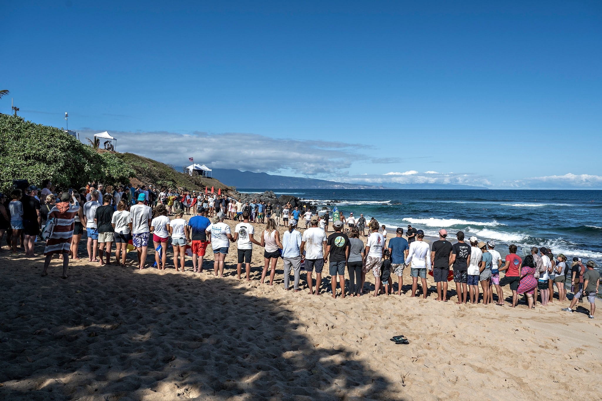 Aloha Classic opening ceremony in Ho'okipa (Photo: IWT)