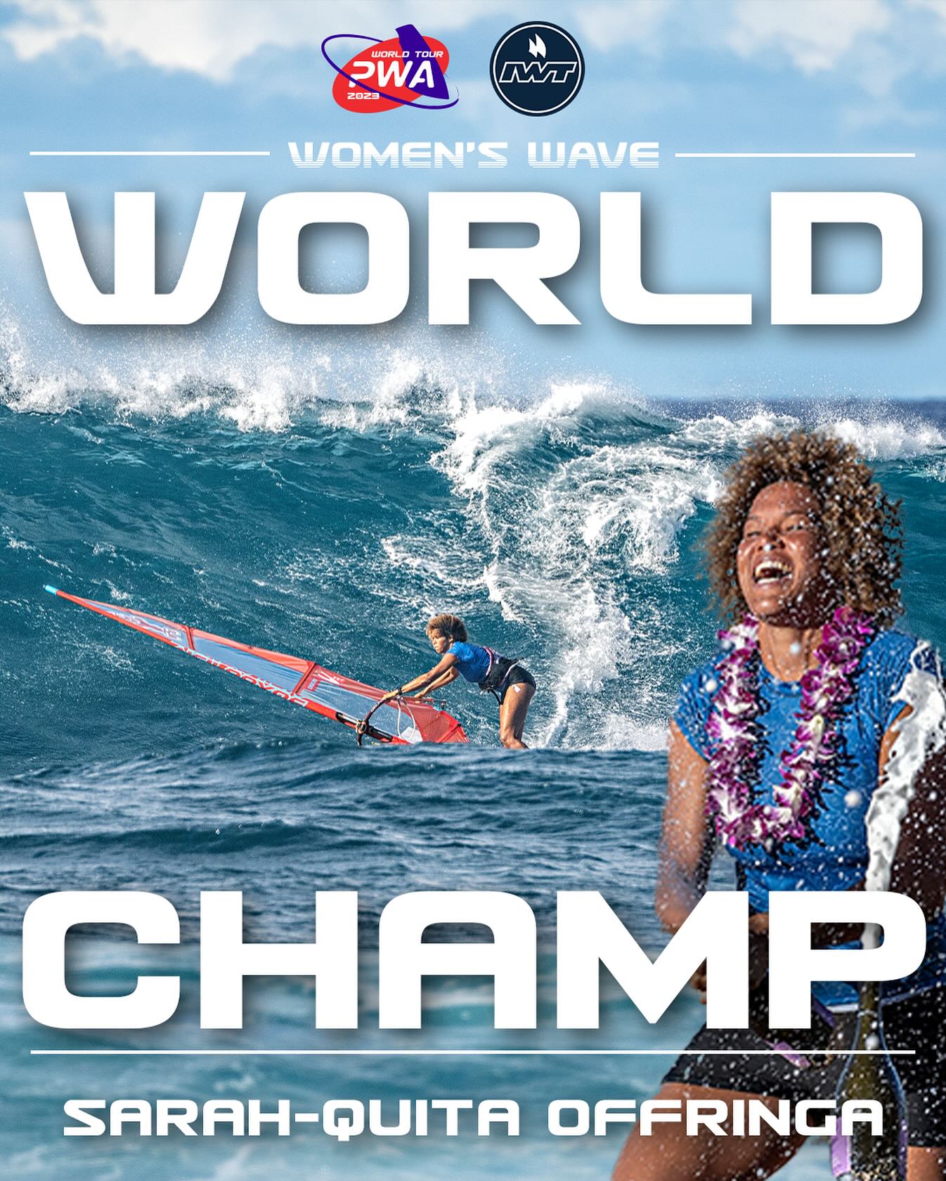 Sarah-Quita Offringa is the IWT/PWA Wave World Champion 2023 (Photo: Fish Bowl Diaries)